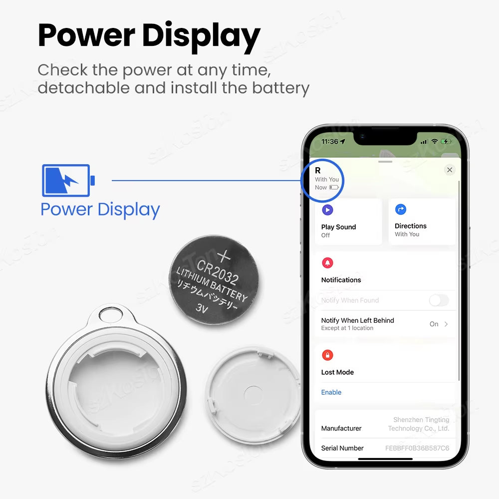 the best Mini Global dog Tracker Smart Tag Compatible with Iost Find My App Key Finder Car Pet Anti-Lost Alarm Locator Itag for Iphone