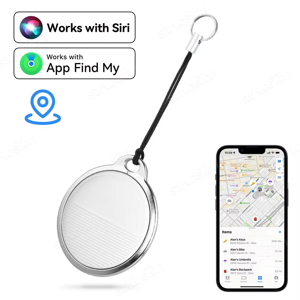 Mini Global best dog Tracker Smart Tag Compatible with Ios Find My App Key Finder Car Pet Anti-Lost Alarm Locator Itag for Iphone