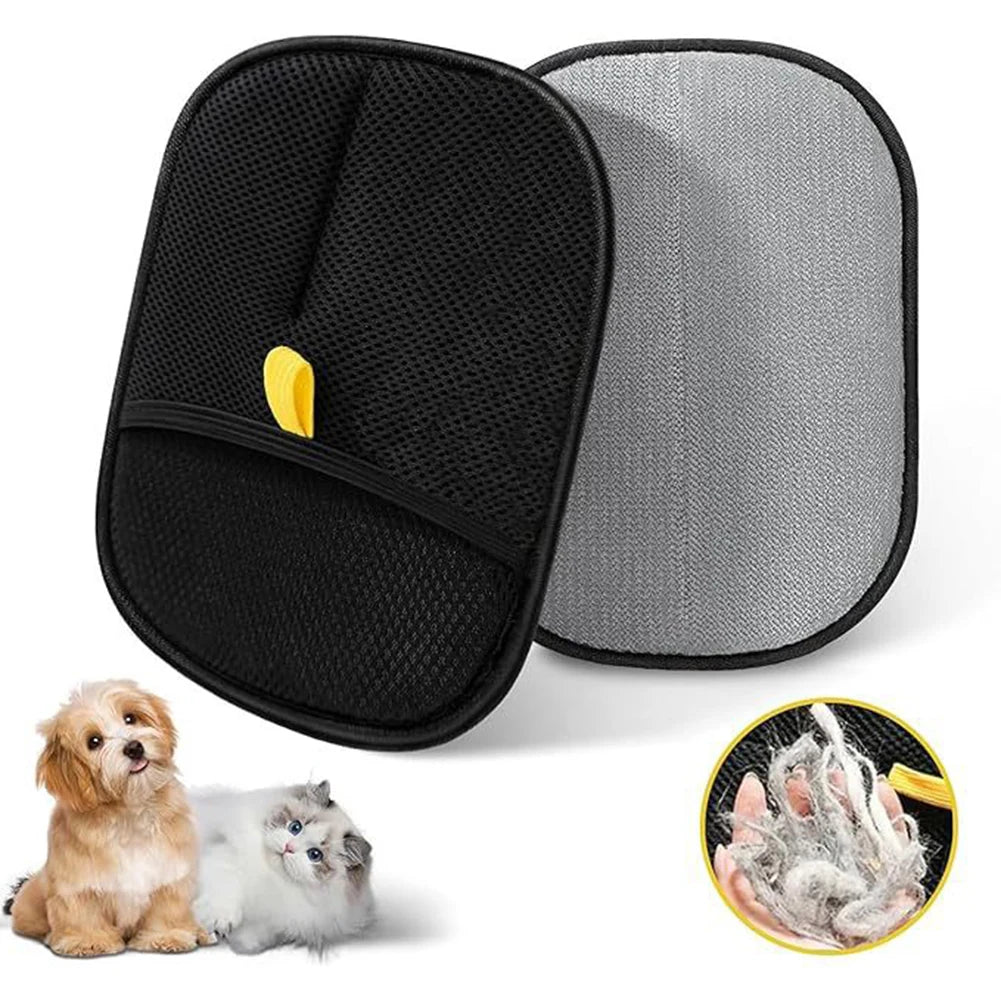 Pet Hair Remover Mitt Pet Hair Remover Gloves for Dog Cat Rabbit with Long/Short/Curly Hair