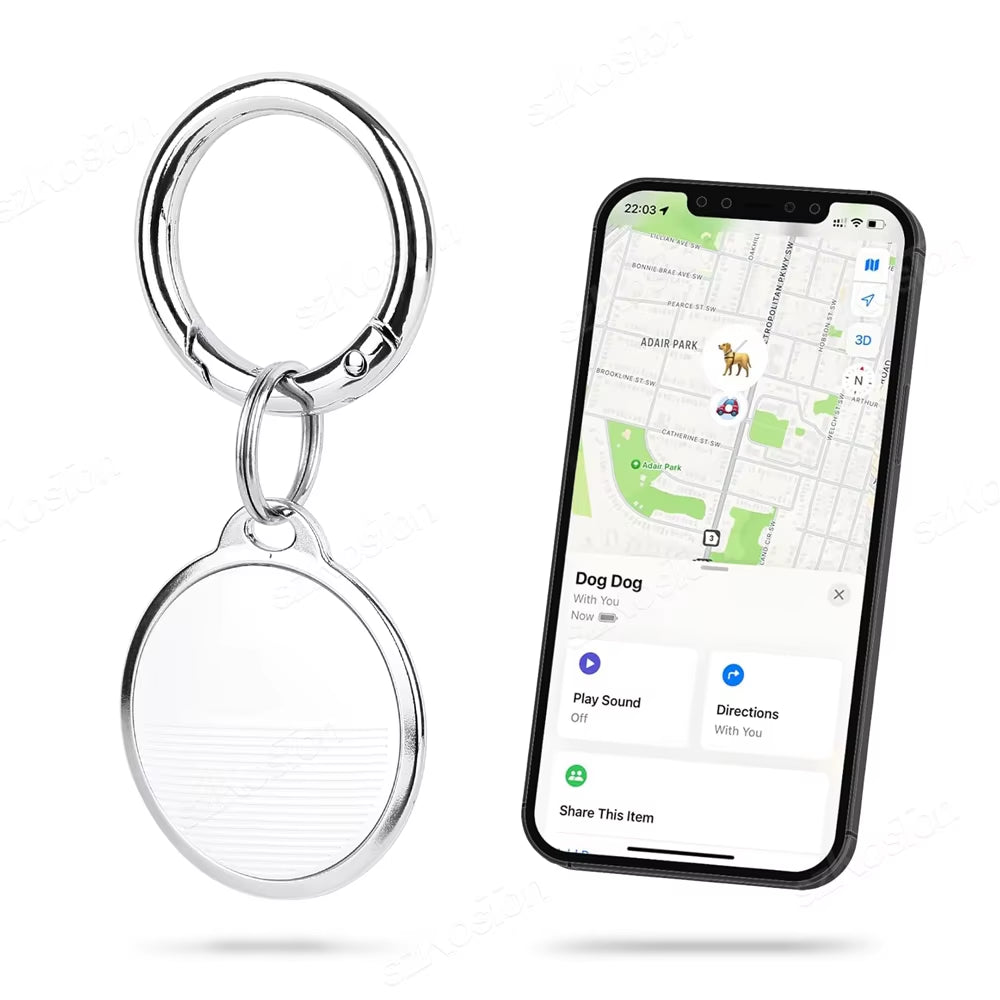Mini Global white cat GPS Tracker Smart Tag Compatible with Ios Find My App Key Finder Car Pet Anti-Lost Alarm Locator Itag for Iphone