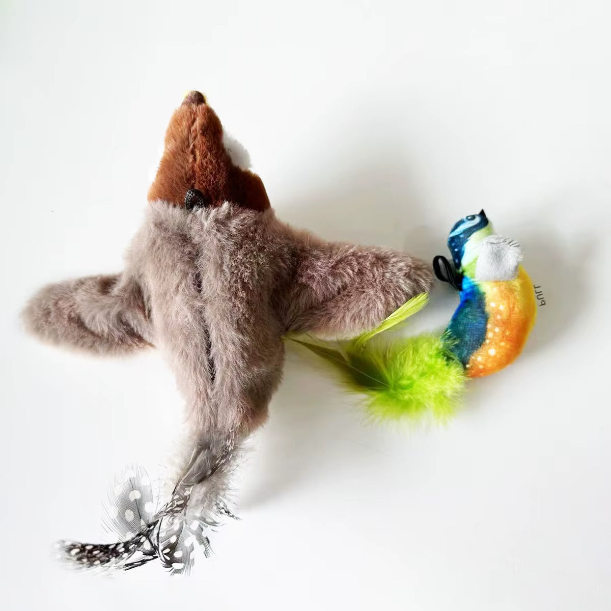 Interactive Cat Toys Rechargeable Electric Flapping Wings Bird 